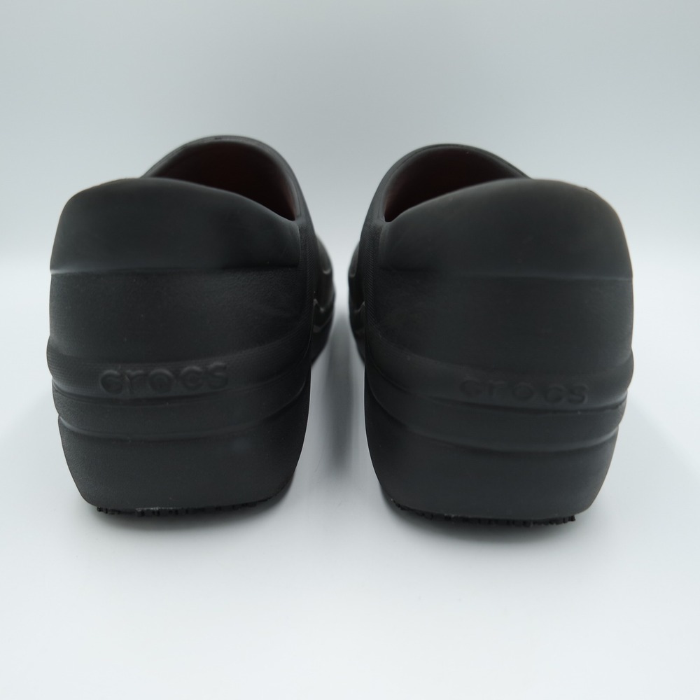 Crocs Neria Pro II Womens Clogs Black LiteRide Slip Resistant Shoes 10 - Picture 5 of 9